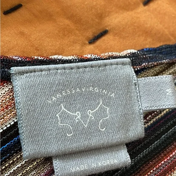 Anthropologie Vanessa Virginia Striped Ruffle Top - Picture 5 of 5